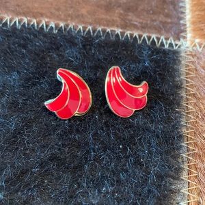 Vintage Red Earrings